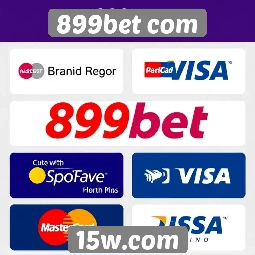 Métodos de pagamento aceitos na 899bet